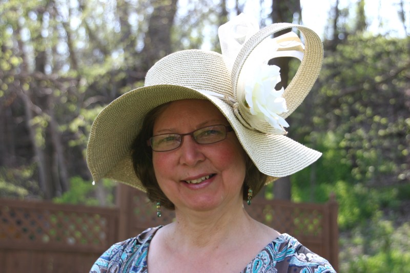 Me, ready for the Derby party.