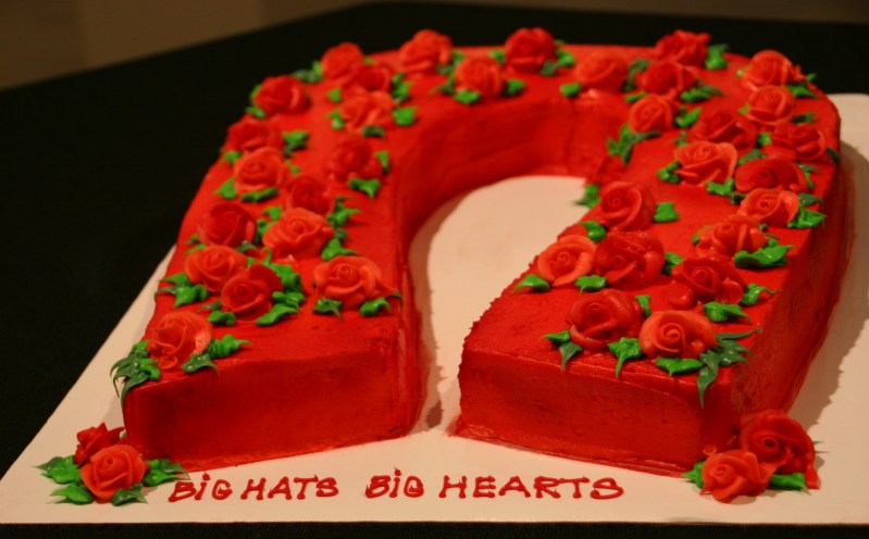 There was even a horseshoe shaped cake.