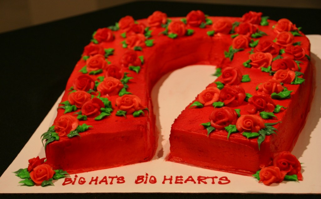 There was even a horseshoe shaped cake.