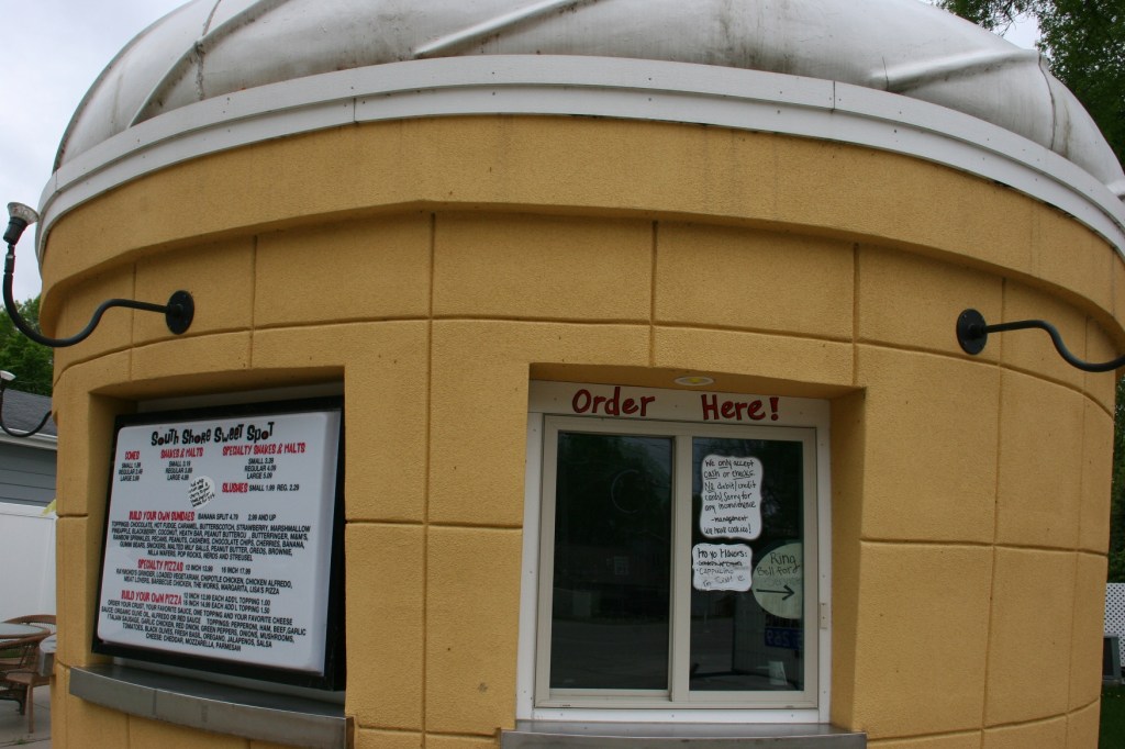 Order a treat from South Shore Sweet Spot, shaped like an ice cream cone.