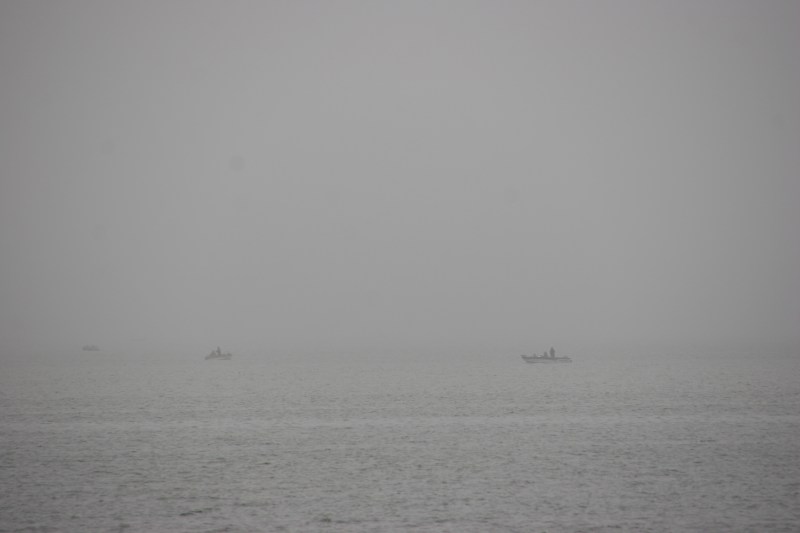 The Walleye Classic opened Saturday morning under foggy skies.