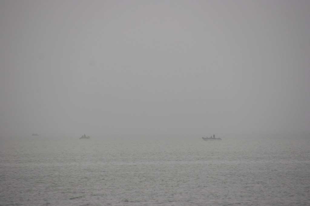 The Walleye Classic opened Saturday morning under foggy skies.