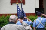 Memorial Day, saluting&nbsp;flag