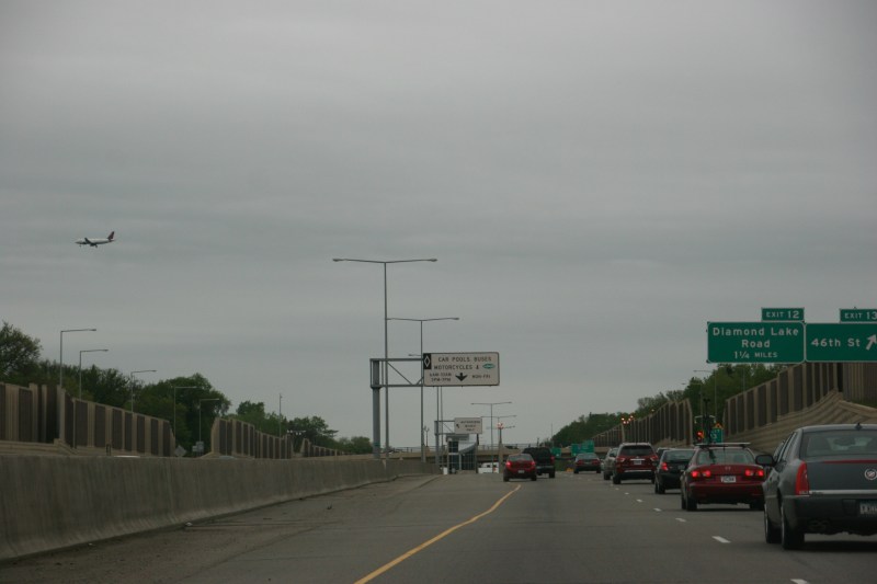 Interstate 35 south of downtown Minneapolis.