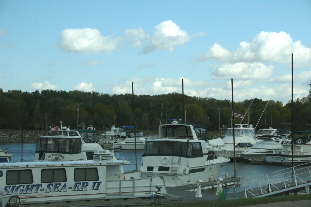 Lots and lots of boats.