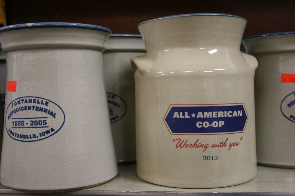 Commemorative items in the "seconds" area.