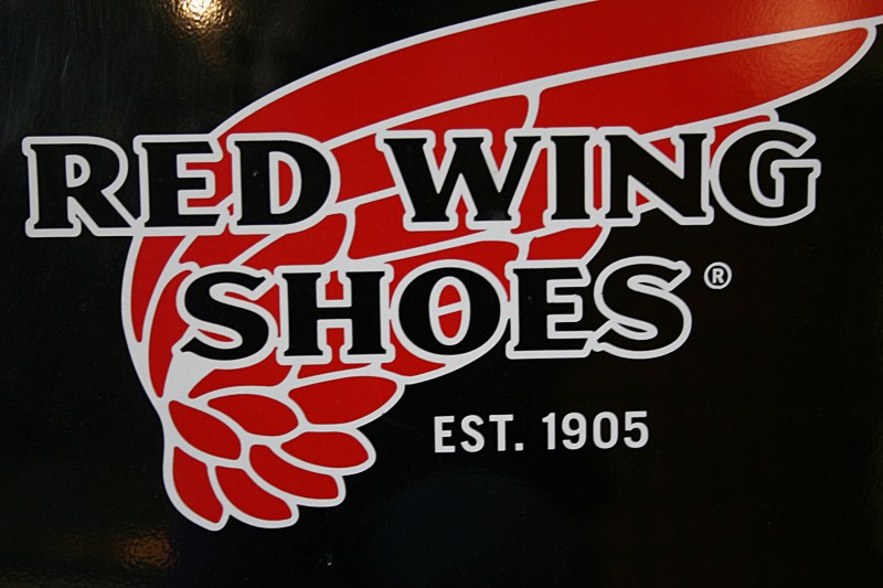 The iconic Red Wing shoe logo.