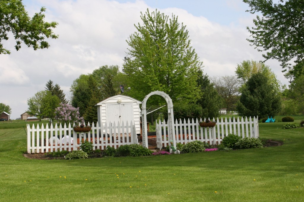 Geneva, fenced garden