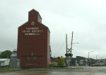Small town Iowa, Farmers Co-op Society elevator in&nbsp;Garner