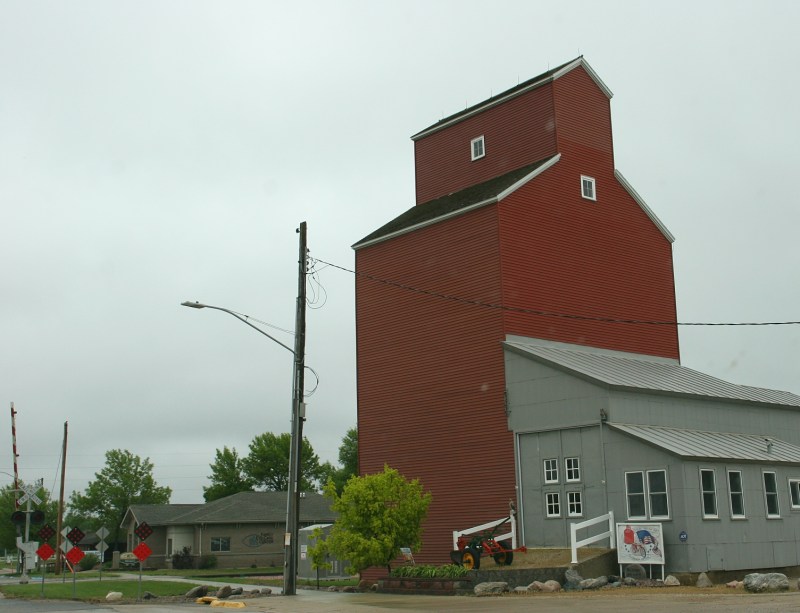 Just another view of the historic elevator. We should have stopped to inquire about its current usage and history.