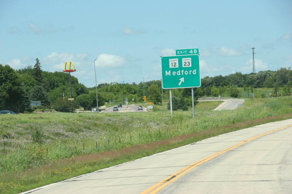 The sale is located along Frontage Road East, about a mile from the Medford Outlet Center round-about. 