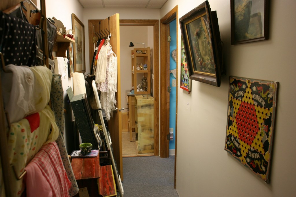 Audre's Attic, hallway displays