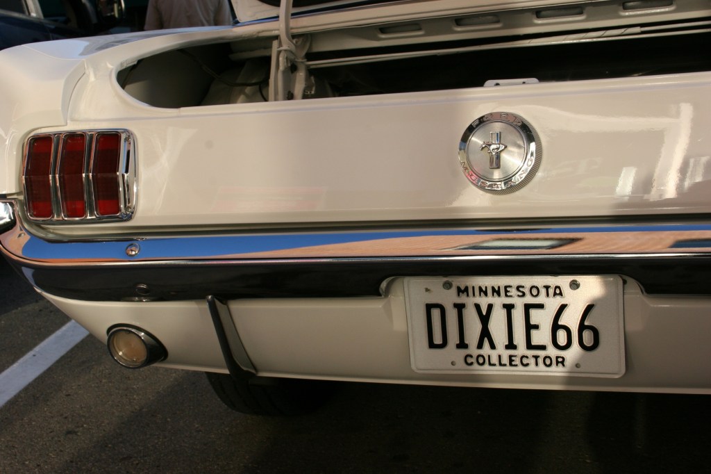 I have no idea what Dixie 66 means. But there are always interesting plates on these vehicles.