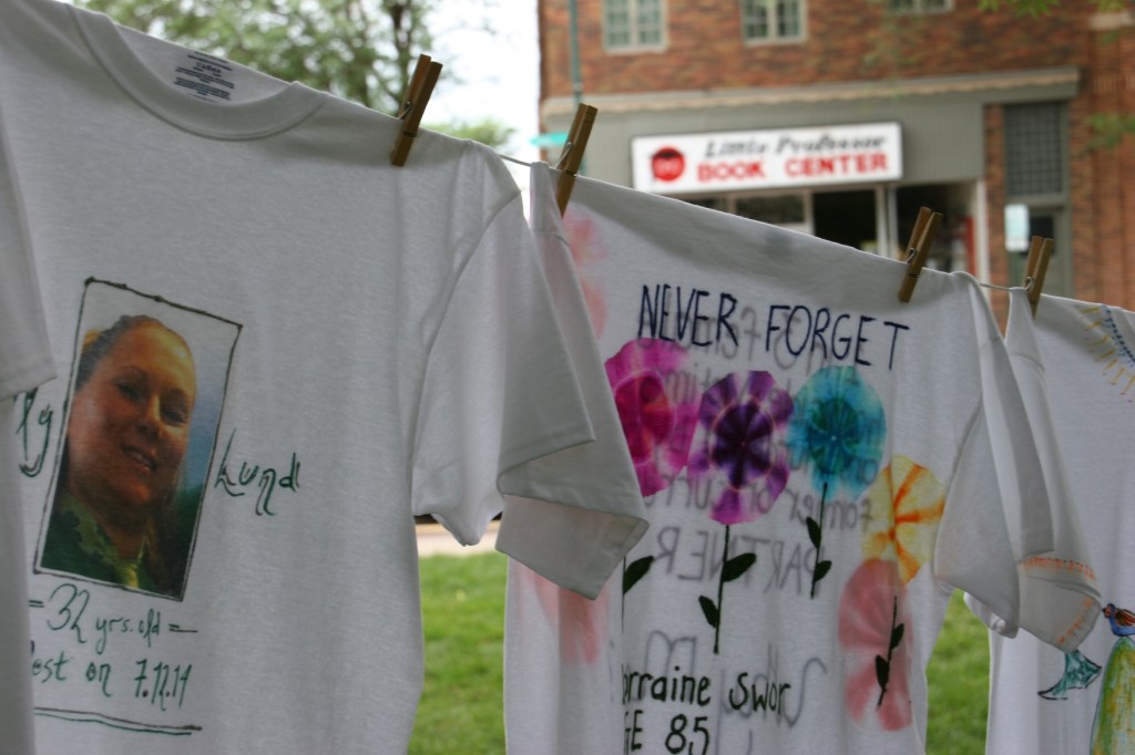 Clothesline Project, Never forget