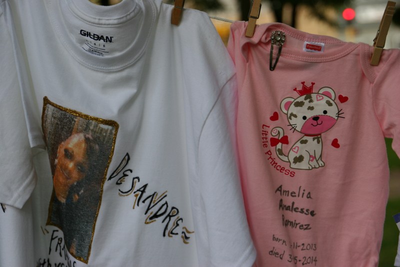 Clothesline Project, pink shirt