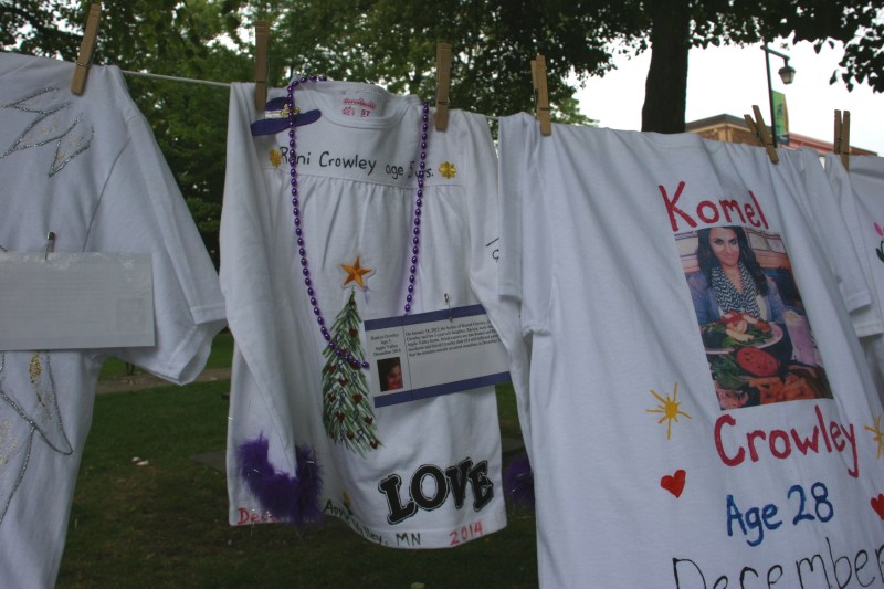 Clothesline Project, Rainya and Komel