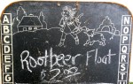 Elysian Fourth, root beer float&nbsp;sign