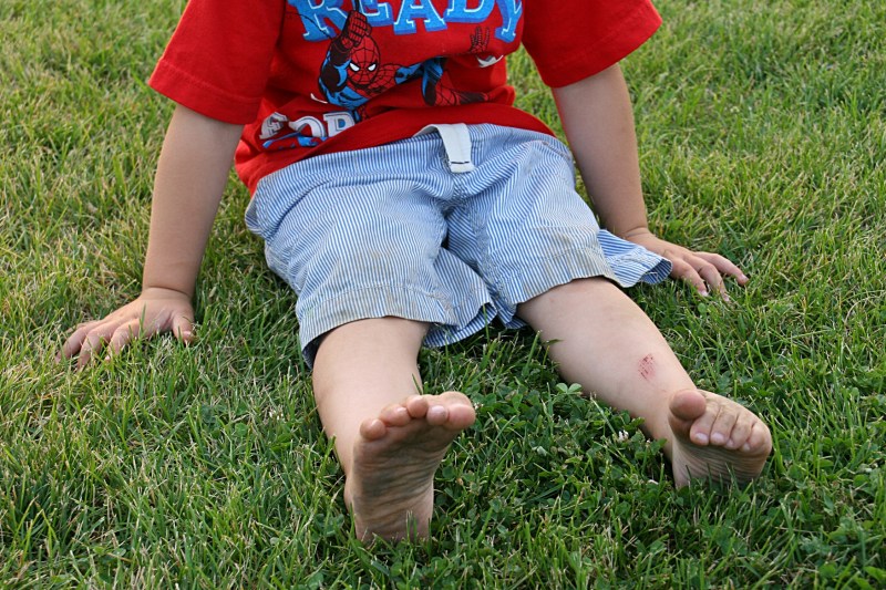 Little hands and feet got dirty. But no one cared.