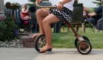 Family, legs on&nbsp;trike