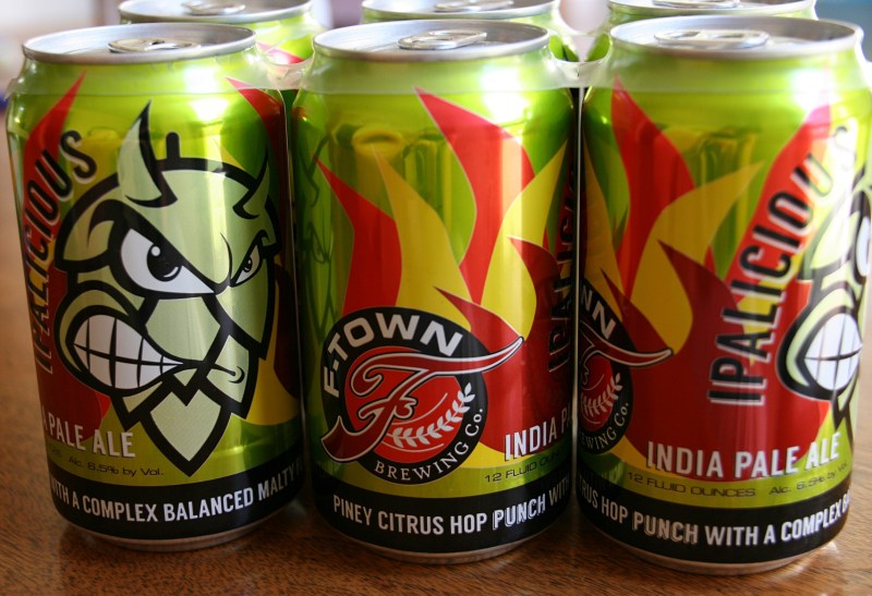 F-Town's IPA beer, Ipalicious.