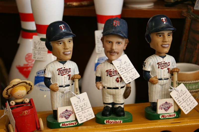 Jim's Antiques, bobbleheads