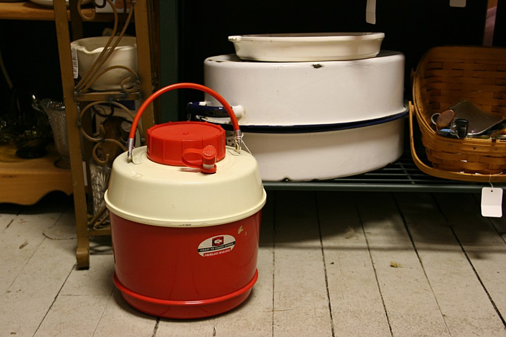 Jim's Antiques, thermos jug