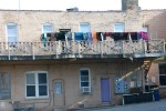 Laundry on balcony in downtown&nbsp;Faribault
