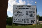 Faribault Woolen Mill, 150th anniversary sign&nbsp;014