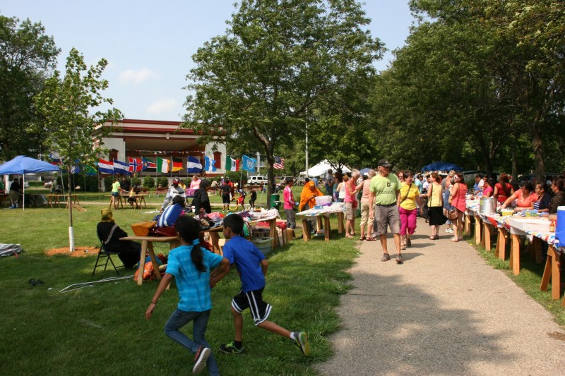 Kids run, adults mingle and all learn about each other.