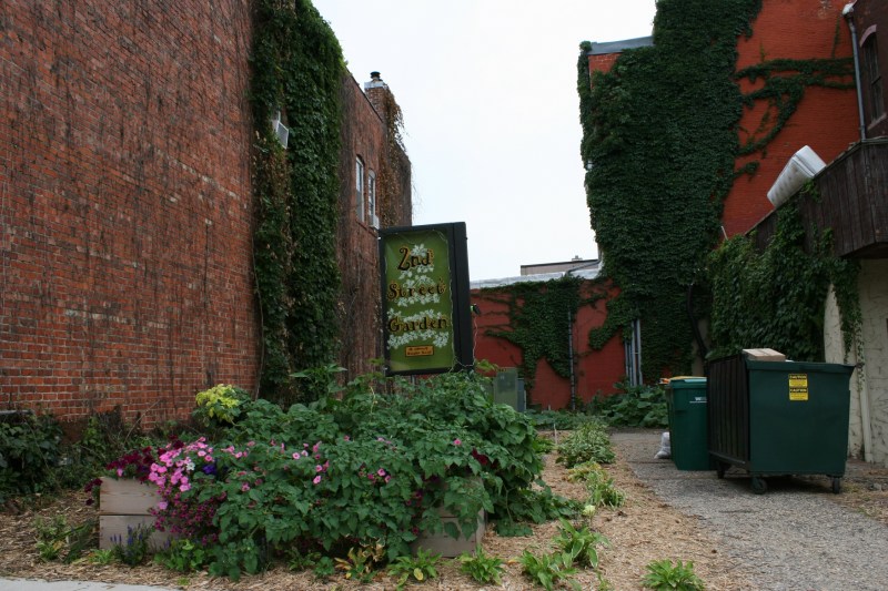The Second Street Garden, started last year and still in development.