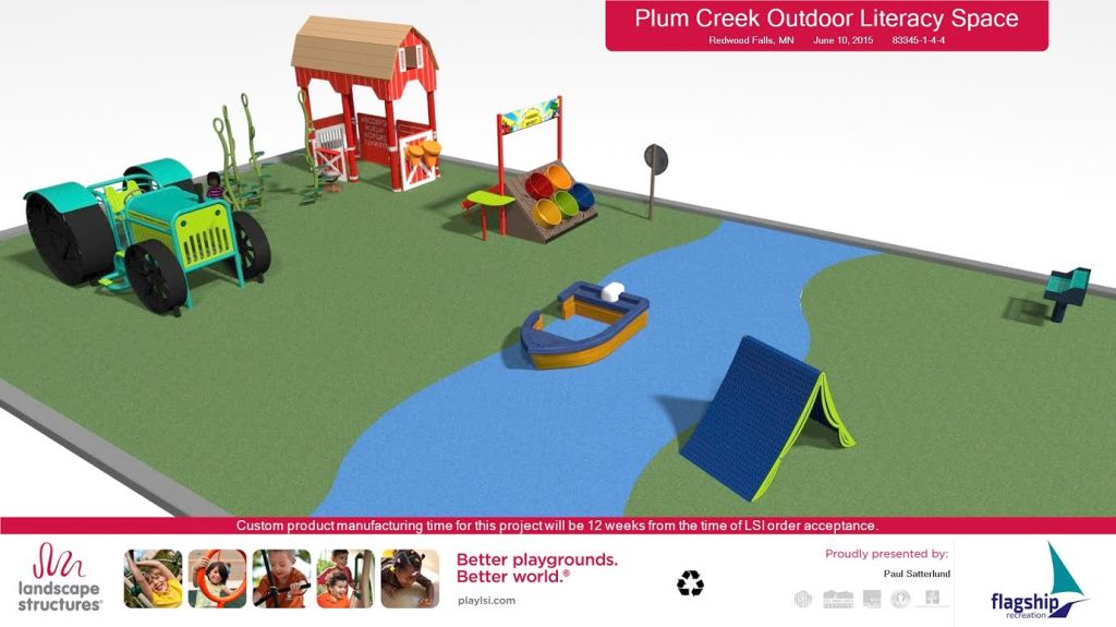 Just another view of the planned literacy area. Image courtesy of the Redwood Falls Public Library.