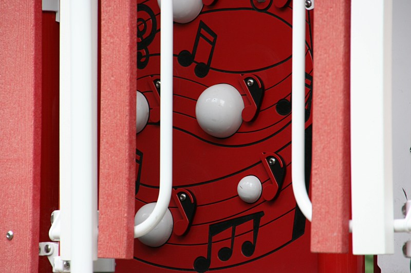 A musical detail on the playground.
