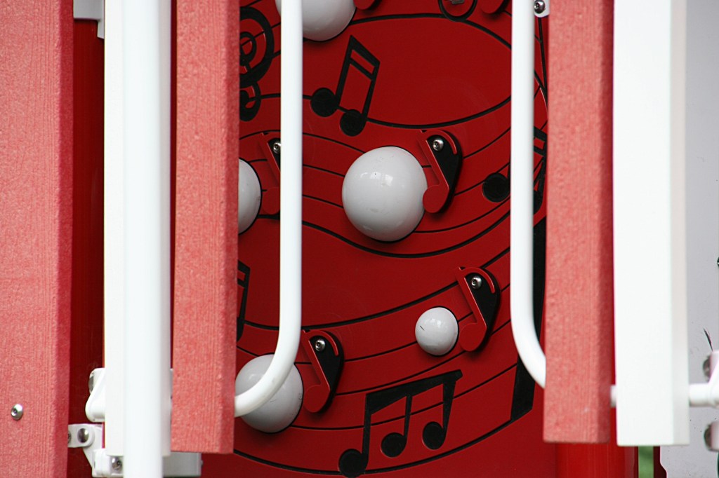 A musical detail on the playground.