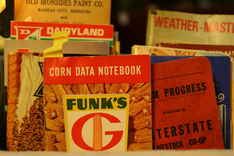 Likewise these farm notebooks reminded me of my farmer dad.