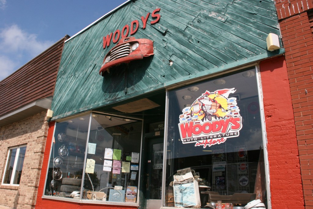 Woody's Auto Literature and More in West Concord, Minnesota.