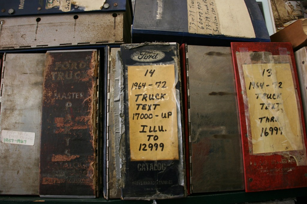 Well-worn manuals...