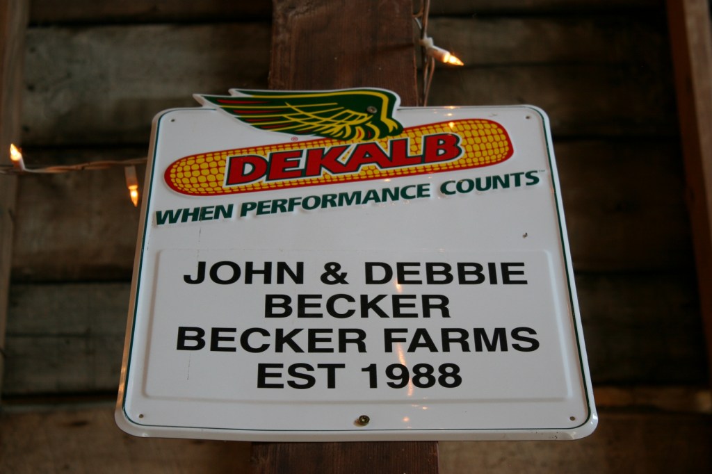 John and Debbie Becker purchased the farm from John's dad, Herb, in 1988.
