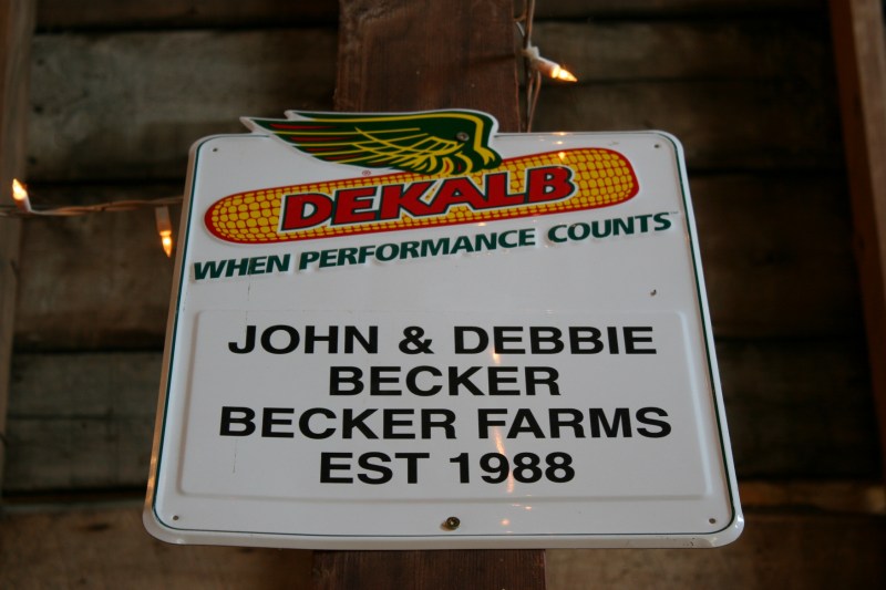 John and Debbie Becker purchased the farm from John's dad, Herb, in 1988.
