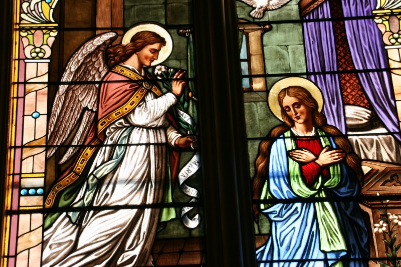 I'm certain the scenes in each stained glass window hold religious significance.