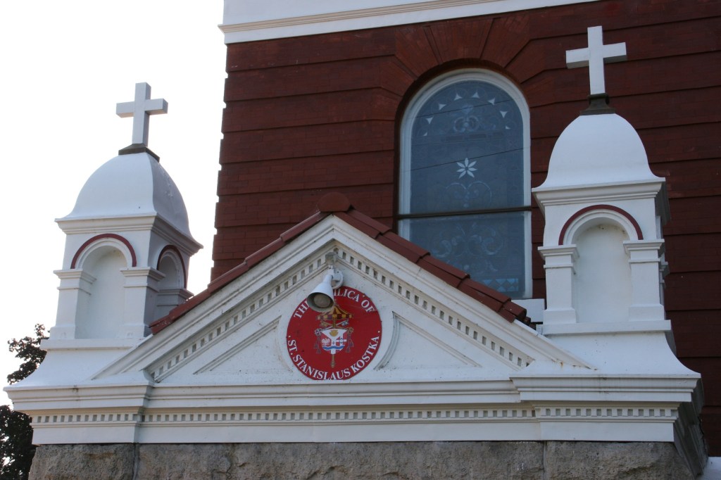With its designation as a basilica, St. Stan's also received a crest symbolic of important events in its history. Click here to learn about the crest.