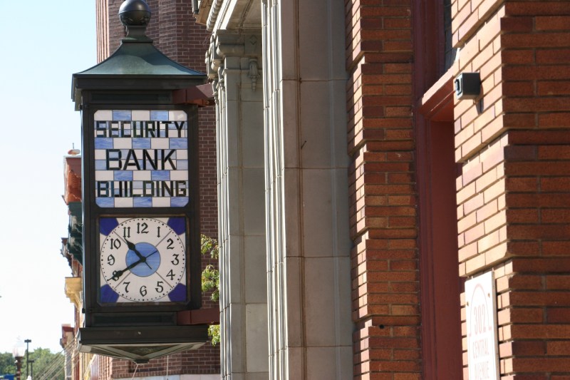 Looking south on Central.