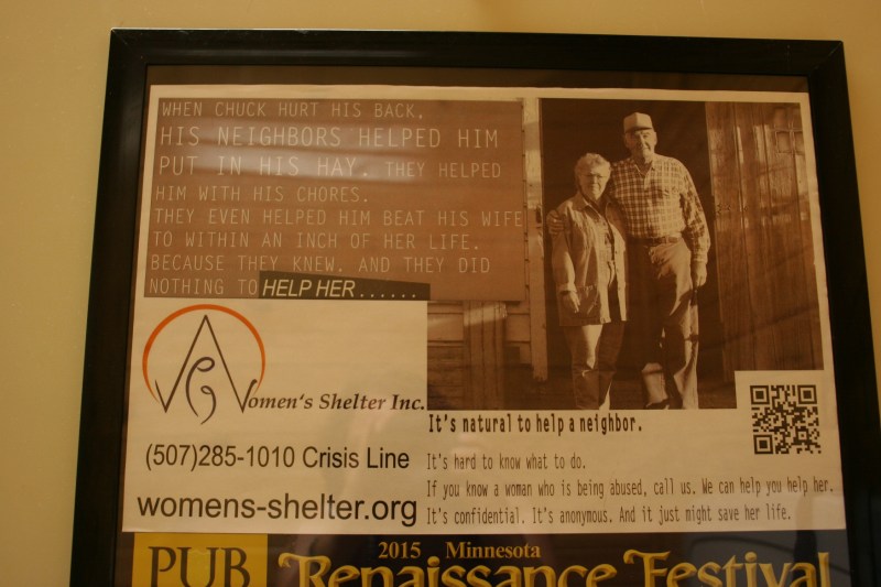 Domestic violence, rural campaign view 1