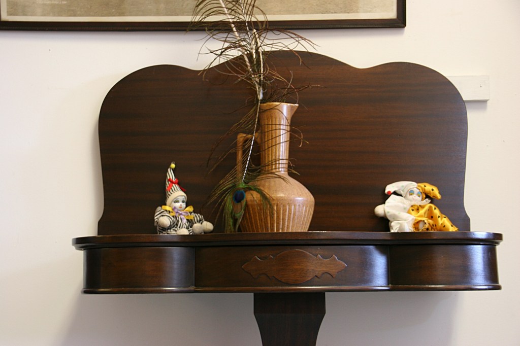 A beautiful table showcased in the showroom.