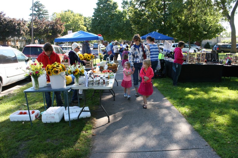 All ages flocked to the market for Family Day.