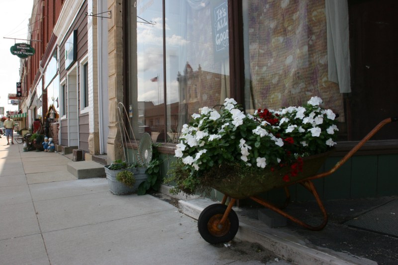 Likewise, flowers add visual interest, greenery and punch to a downtown.