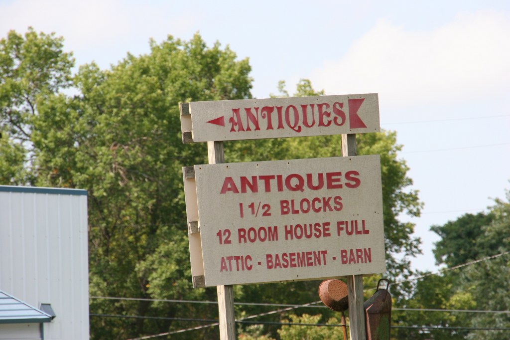 We backtracked after noticing this sign along the highway.