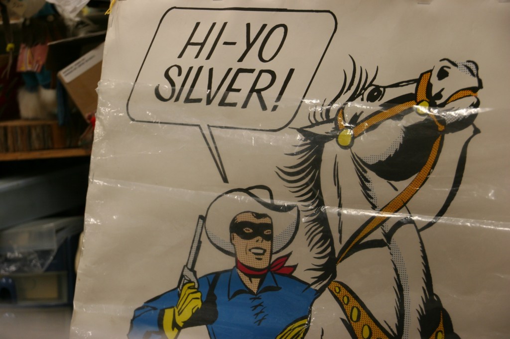 A Lone Ranger poster for sale.