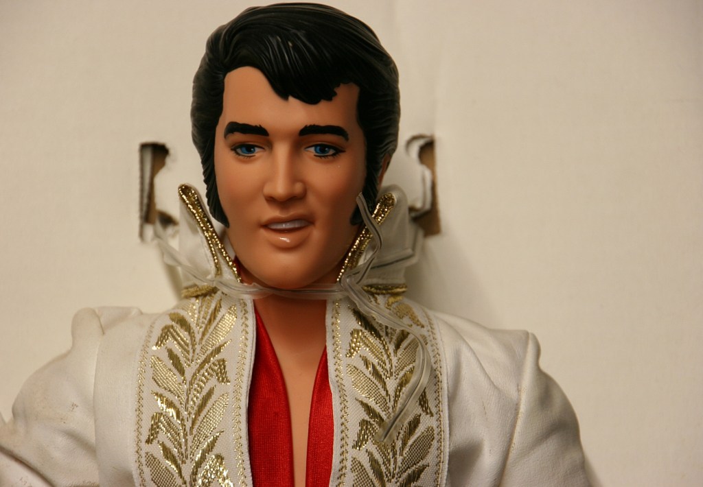Even Elvis is among the dolls.