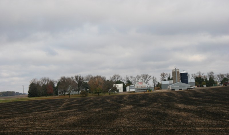 The barn with the smiling lips, between Sleepy Eye and Springfield, always makes me smile.