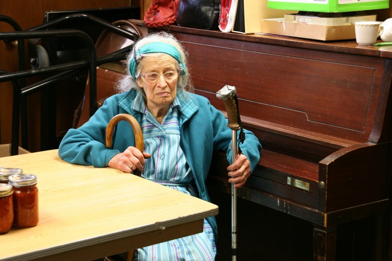 Several years ago I photographed this lovely woman drying dishes. S